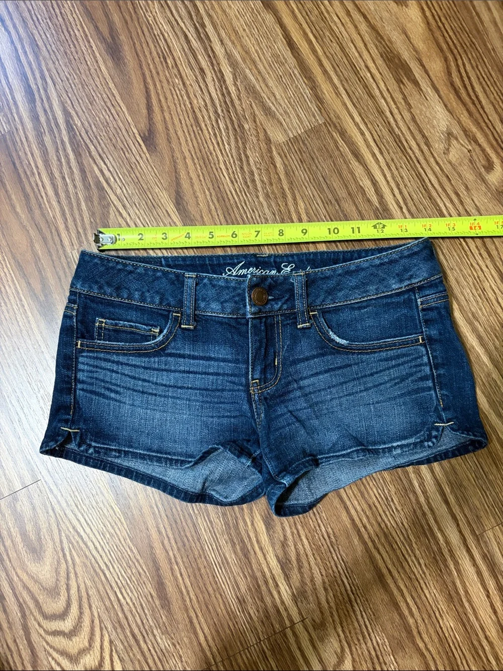 American Eagle Outfitters Dark Blue Denim Women's Shorts
